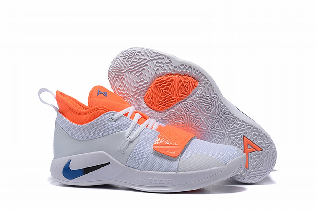 Nike PG 2.5 Men Shoes White Orange